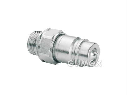 Vsuvka kuličková DN13, vnější závit M20x1,5, těžká řada, těsnění na kužel, 250bar, -25°C/+100°C, ocel